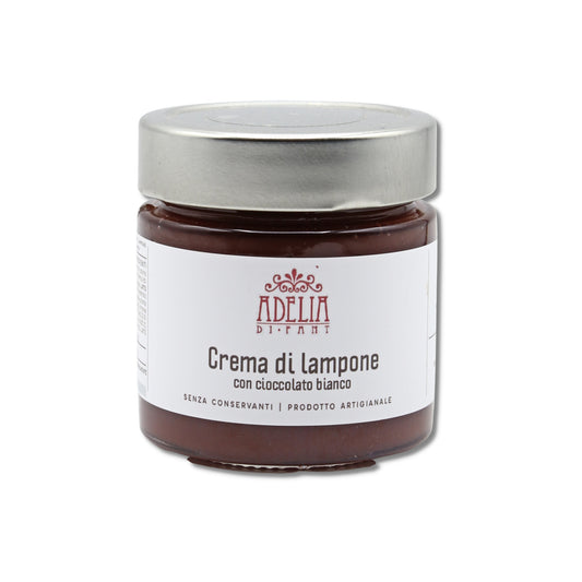Crema di Lampone con Cioccolato Bianco