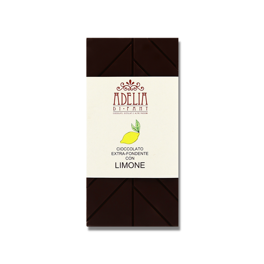 Tavoletta Cioccolato Extra-fondente con Limone