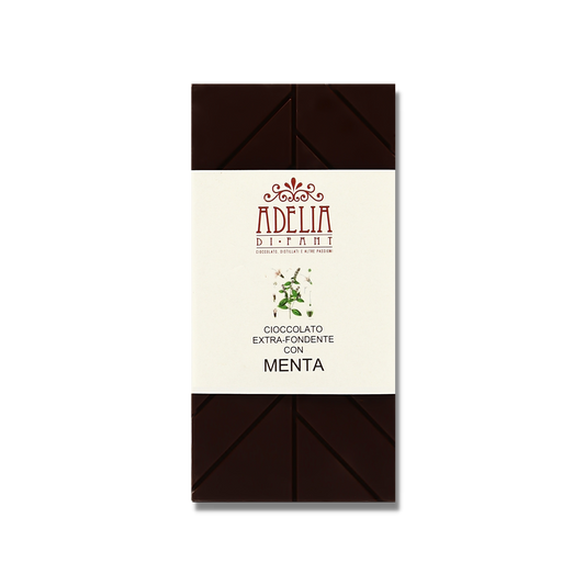 Tavoletta Cioccolato Extra-fondente con Menta