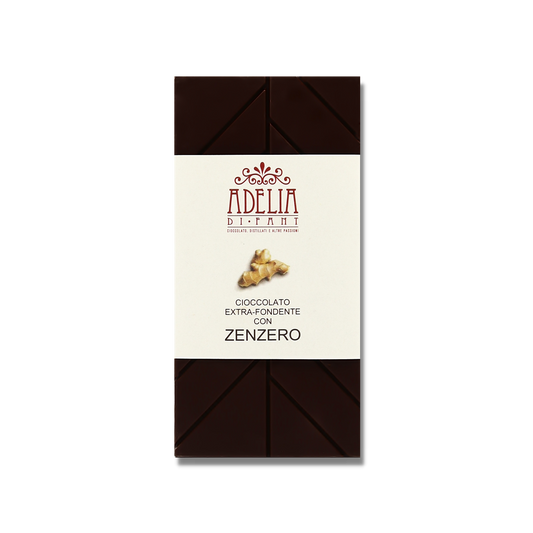 Tavoletta Cioccolato Extra-fondente con Zenzero